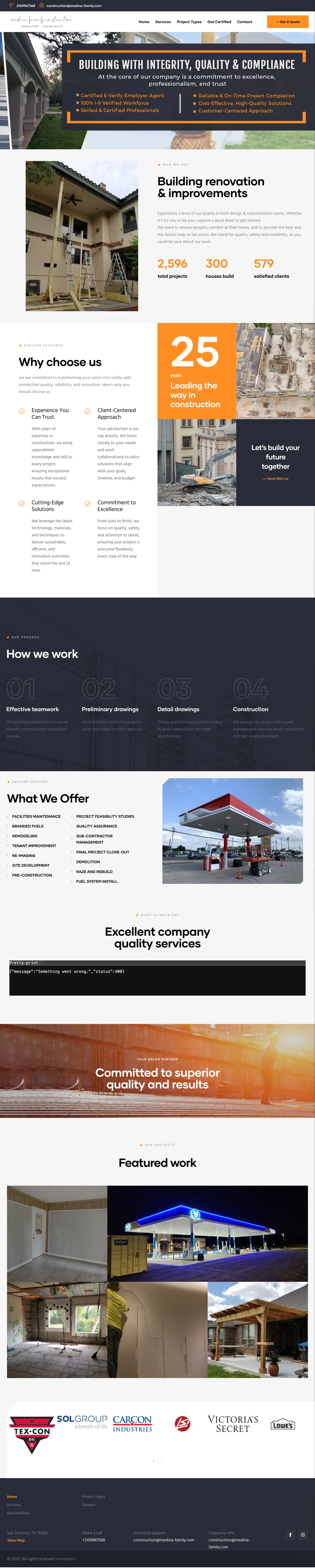 Medina Family Construction