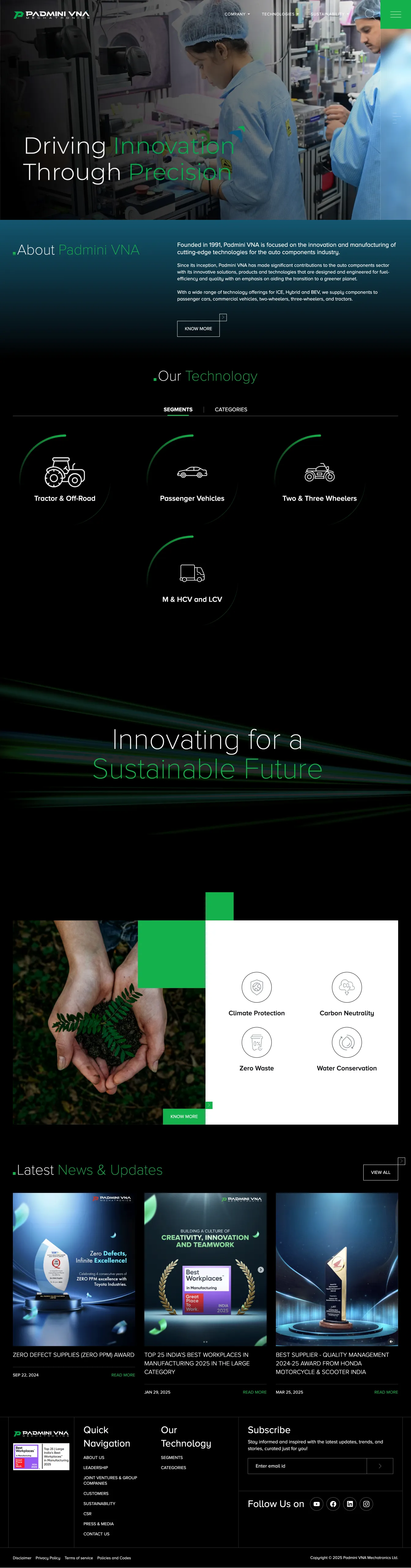 Padmini VNA Mechatronics