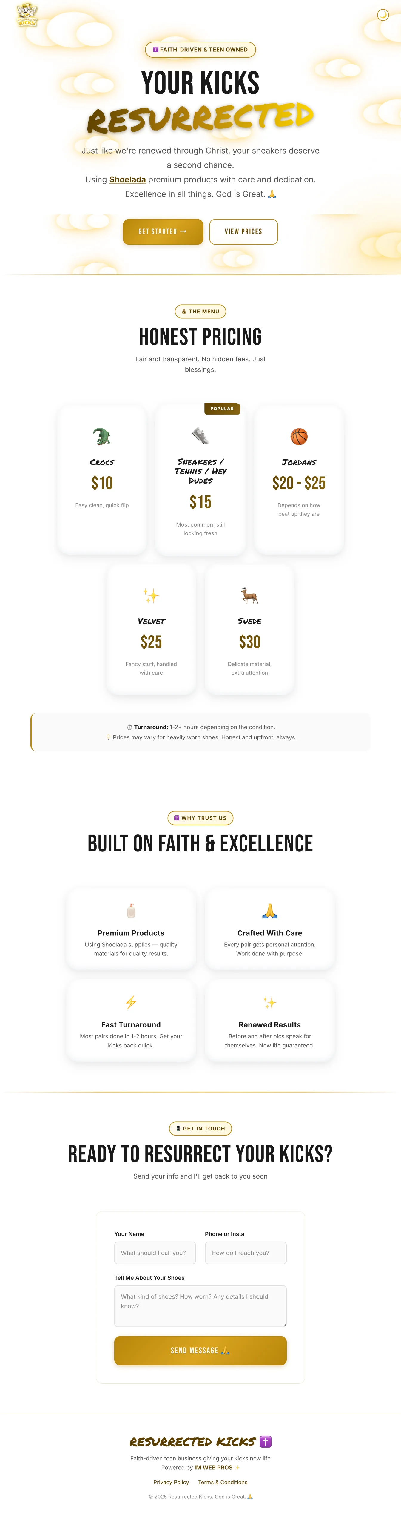 Resurrected Kicks - Light Mode